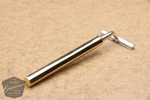 Gold Long Handle Collectible Cartridge Razor