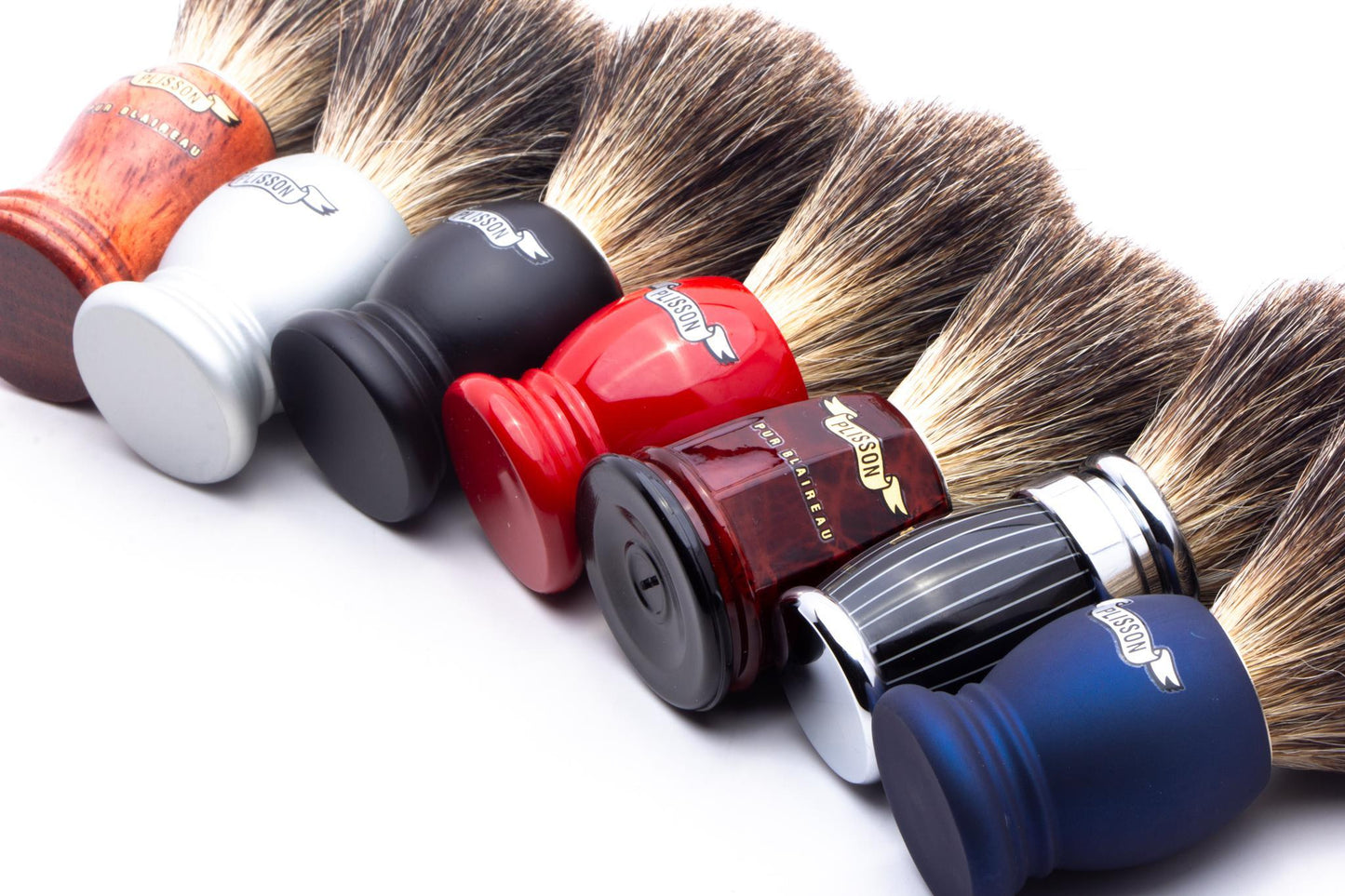 Plisson 1808 | Pure Grey Badger & Black Beech Wood Shaving Brush