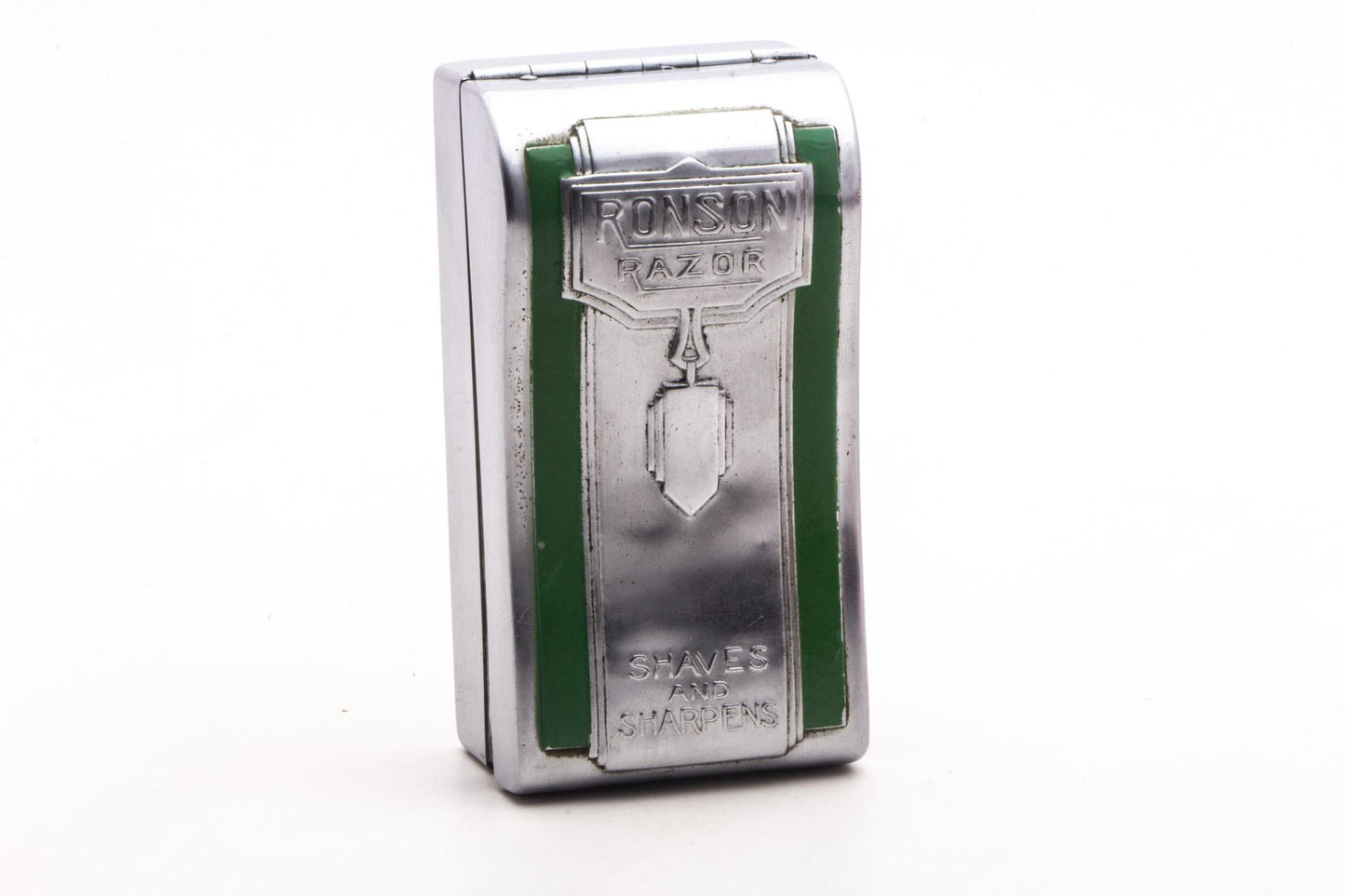 1930's Ronson Self Sharpening Double Edge Razor Set | Original Condition
