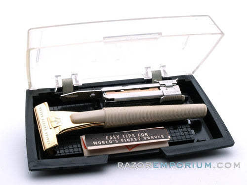 1950's Eversharp Schick Injector Safety Razor Set