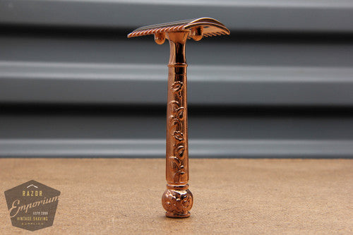 Gillette 1910's ABC Pocket Edition Floral Handle * Rose Gold REVAMP