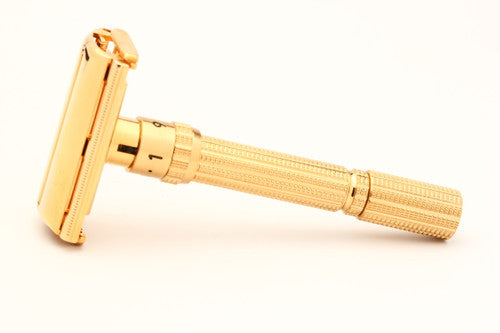 1963 G3 Gold Gillette Slim Adjustable Aristocrat Set Excellent