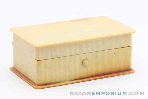 1921 Gillette Gold New Improved Aristocrat Set in Original Faux Ivory Case