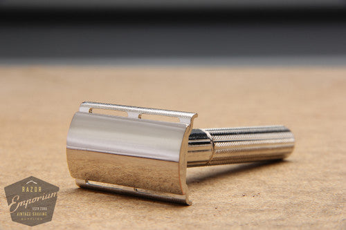 Gillette 1940's Fat Handle Tech DE Safety Razor