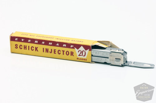 Schick Eversharp Injector - 20 New Old Stock (NOS) Razor Blades