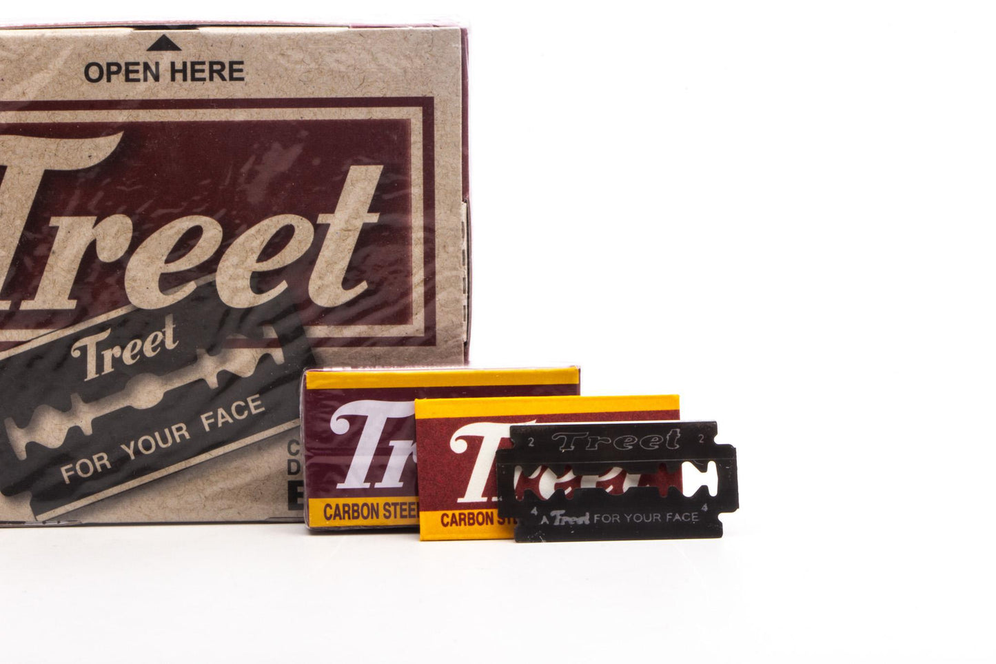 Treet Carbon Steel Double Edge (DE) Razor Blades