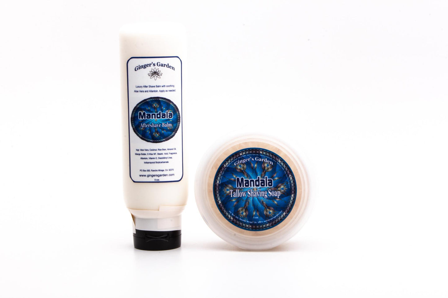 Ginger's Garden | Mandala Tallow Shaving Soap