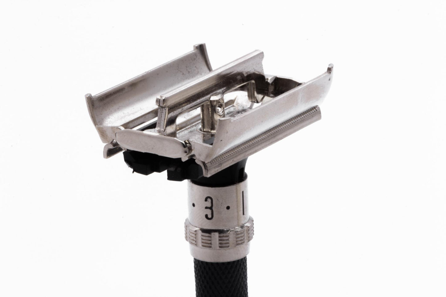 1985 F3 Gillette Super Adjustable "Black Beauty" DE Safety Razor | Original Condition