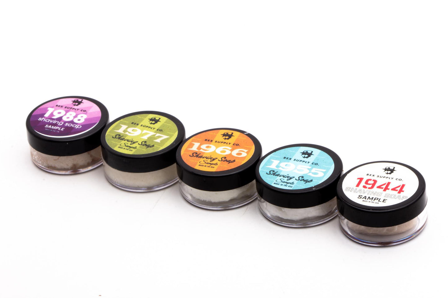 REX Sample Bundle | Rex Old World Tallow Shaving Soap Samples