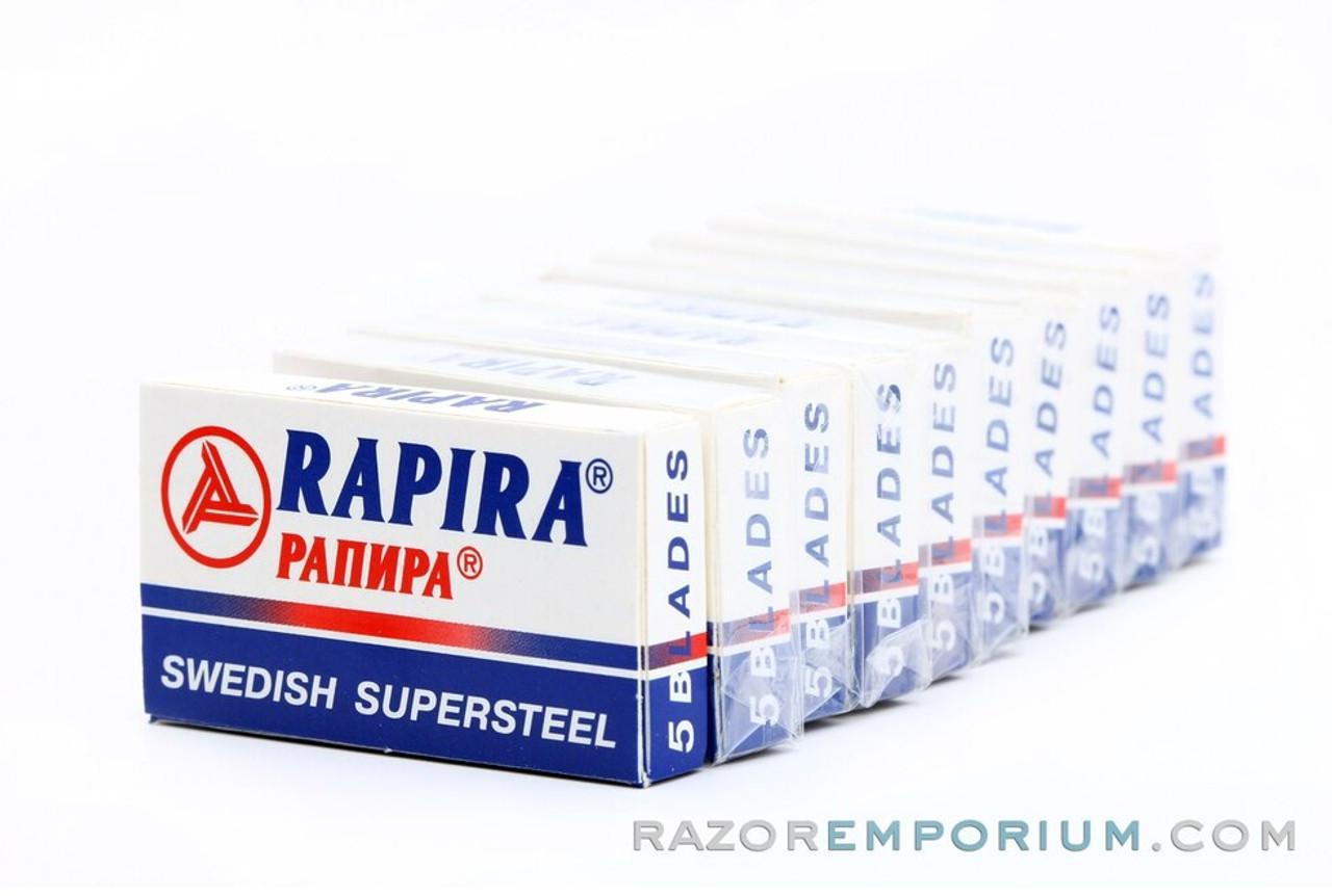 Rapira Swedish Steel Double Edge (DE) Blades