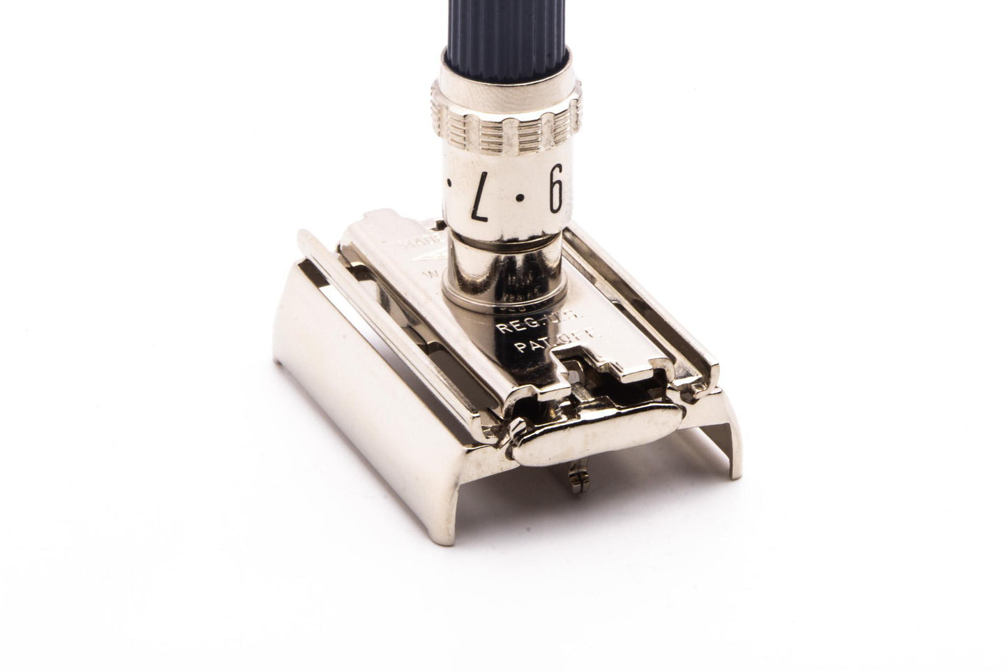 1976 W1 Gillette Super Adjustable 84mm DE Safety Razor | Factory Nickel Revamp
