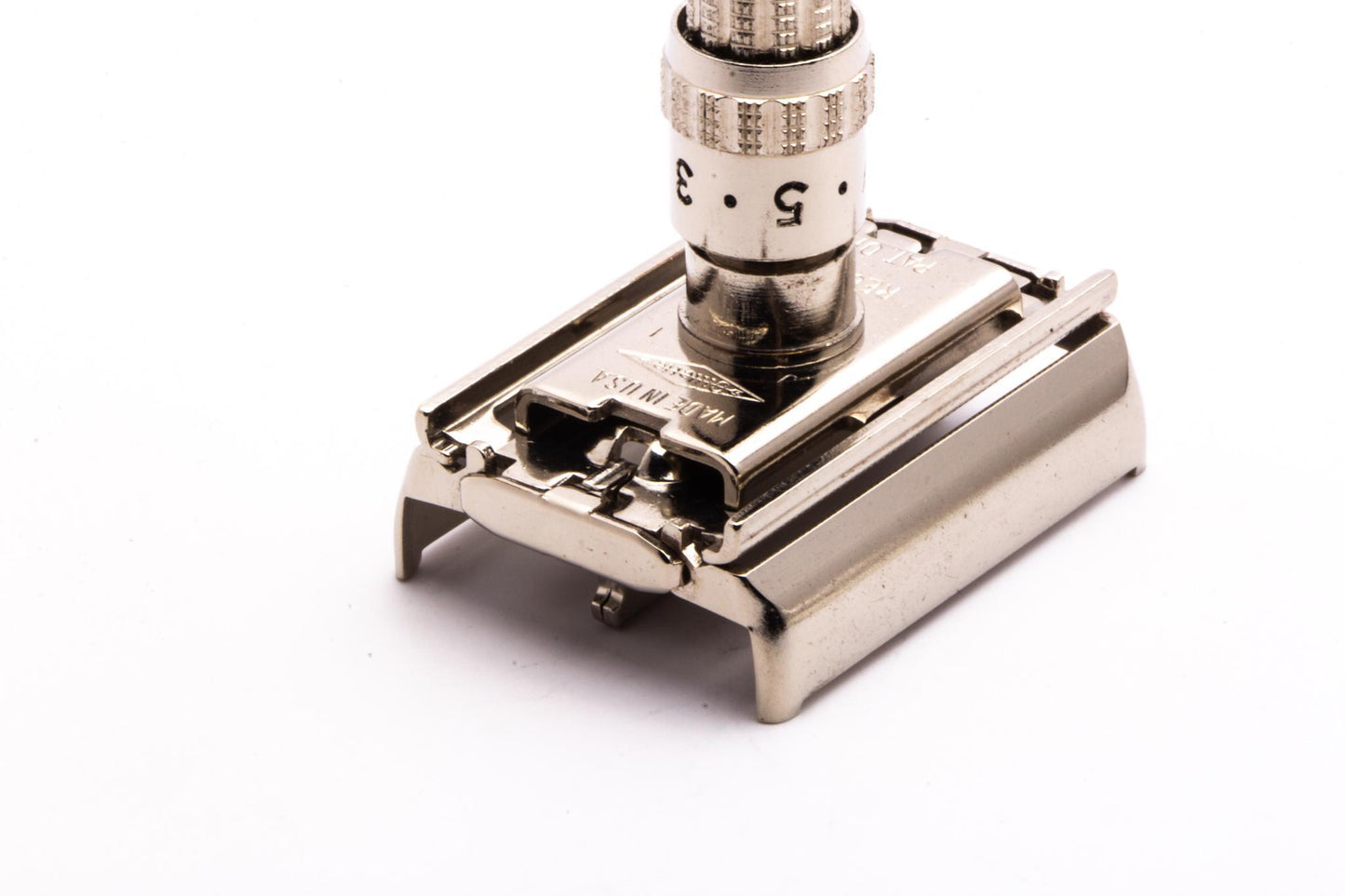 1964 J1 Gillette Slim Adjustable Double Edge Safety Razor Set | Original Condition
