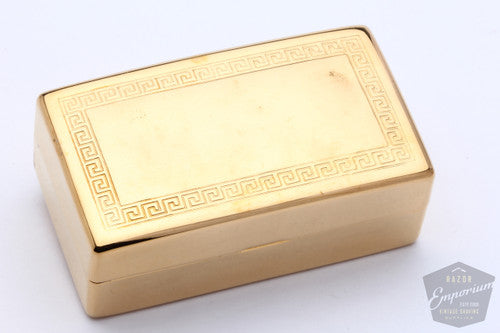 Gillette 1930s Aristocrat Bulldog Open Comb | 24K Gold Revamp