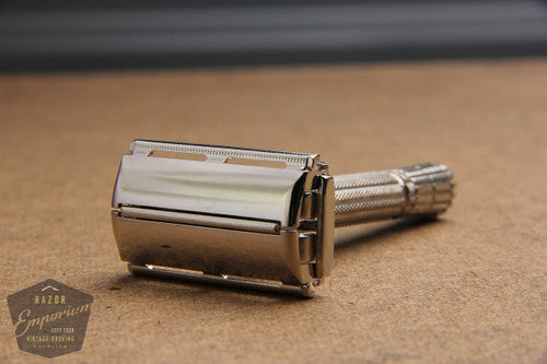 Gillette 1958 TV Super Speed DE Safety Razor -- D3