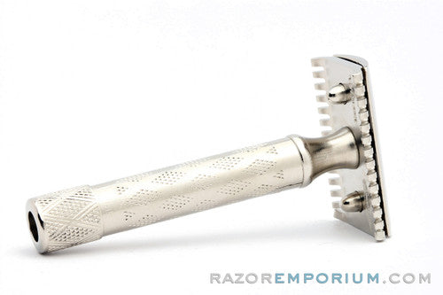 1920's Gillette New Improved Standard Richwood Bostonian Factory Nickel Revamp
