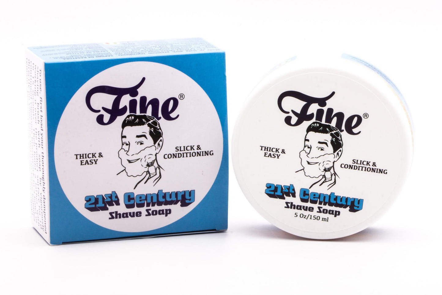 Fine Accoutrements | Barbershop Blue Shaving Soap In Tub
