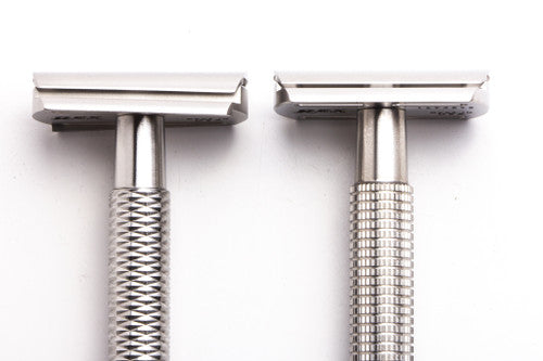 Rex Supply Co. | Sentry Slant Three Piece Stainless Steel Double Edge Razor