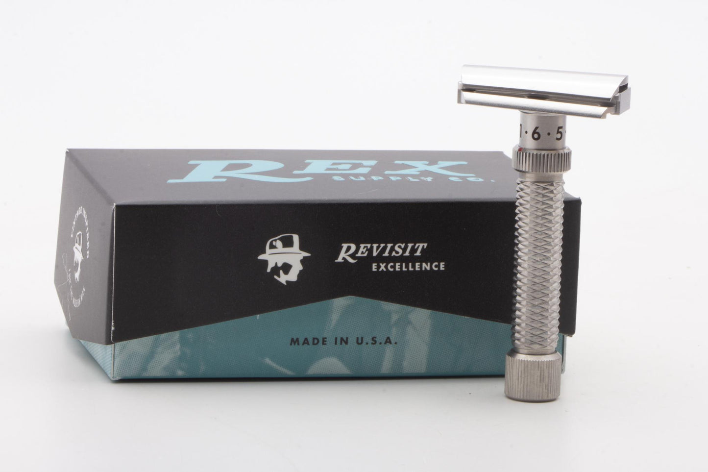 Rex Supply Co. | Konsul Slant Adjustable Stainless Steel Double Edge Safety Razor