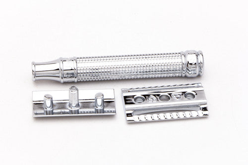 Edwin Jagger DE3D-14BL Diamond Laser Cut 3D Handle Safety Razor #1