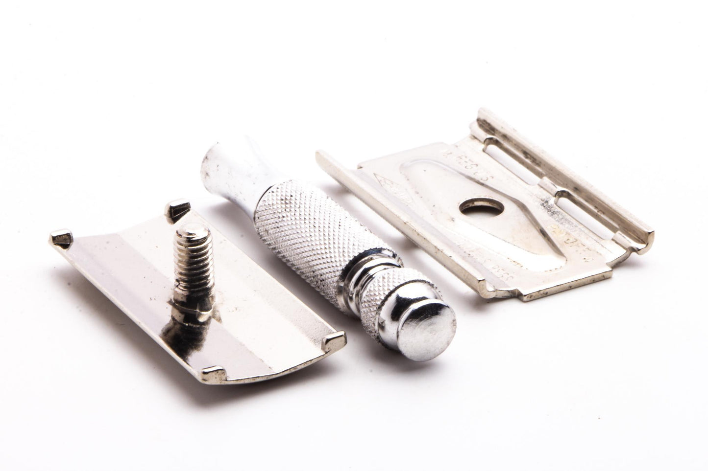 1967 M4 Gillette Ball End Travel Double Edge Safety Razor Set | Original Condition