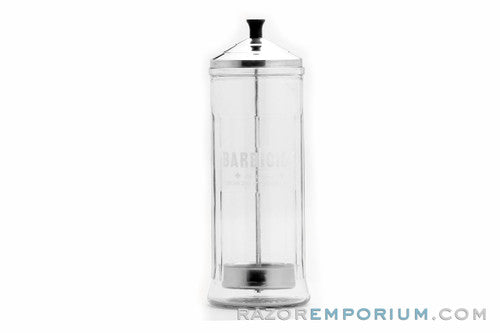 Barbicide Barber's Disinfected Jar w/ Metal Tray