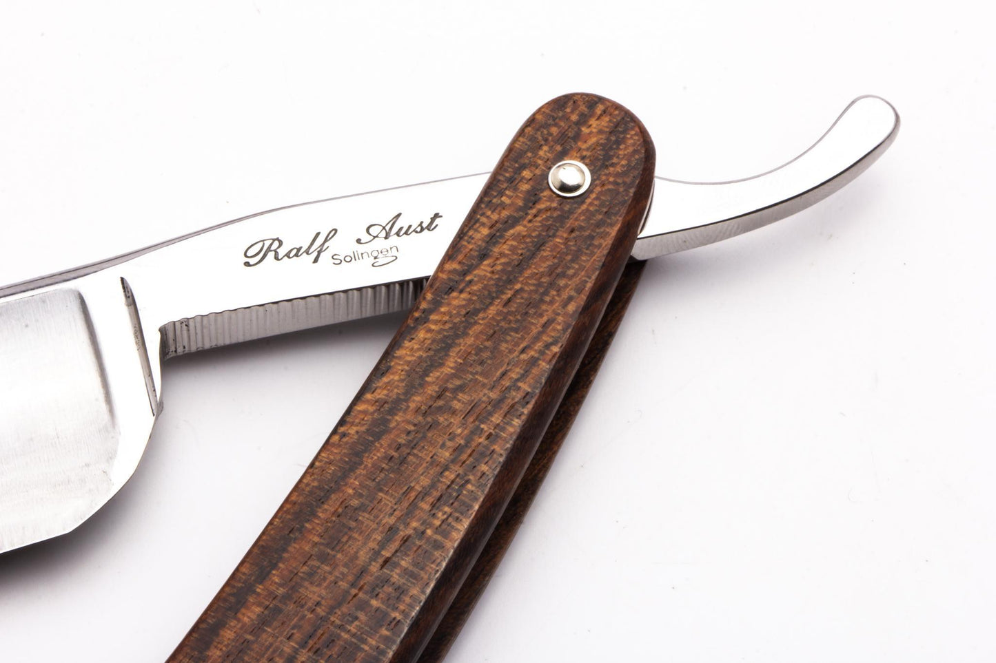 8/8" Ralf Aust Spanish Tip Straight Razor With Jimps