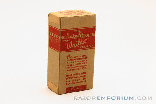 Valet Auto Strop Gold Razor Set w/ Box New Old Stock