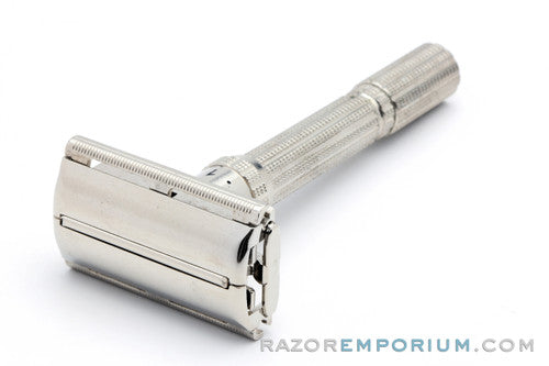 1968 Gillette Slim Adjustable DE Safety Razor N2 | Factory Nickel Revamp
