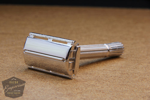 Gillette 1958 T.V. Super Speed Safety Razor D1* Rhodium REVAMPED
