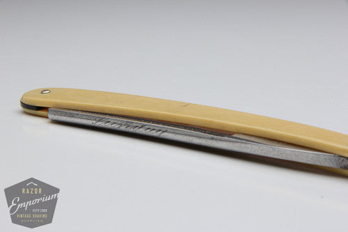 5/8" 7 Day "Sunday" Straight Razor w/ Celluloid Scales | Hollow