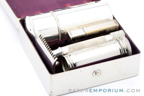 1910's Gillette Silver Single Ring Combination Set No. 461