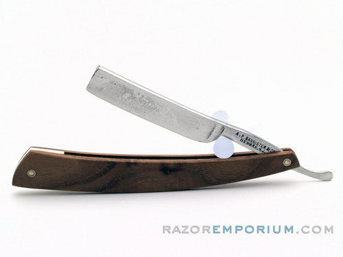 9/16" A.F. Bannister & Co. Straight Razor w/ Black Walnut Scales | Newark, New Jersey