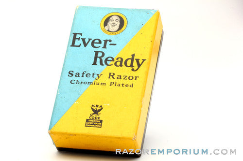 1930's Ever-Ready 1912 Style Single Edge Safety Razor in Original Box