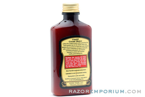 Lucky Tiger Liquid Cream Shave