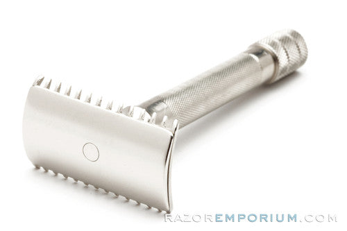 1908 Gillette Single Ring Old Type DE Safety Razor Factory Nickel