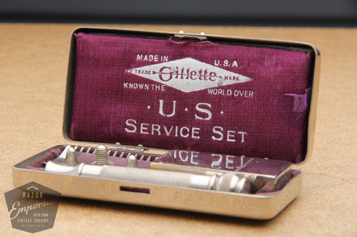 Gillette 1918 US Service Set Ball End Old Type