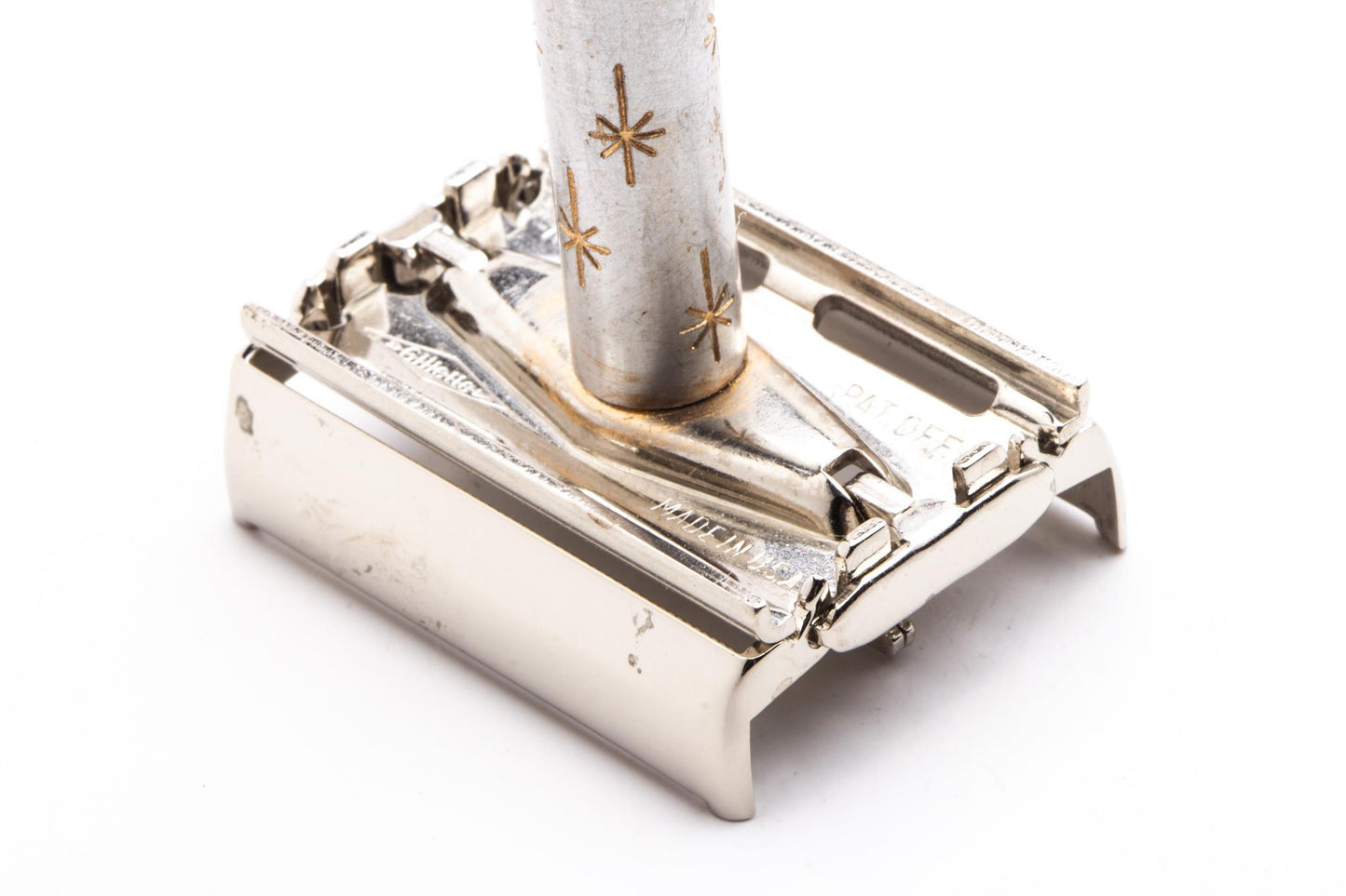 1963 I1 Gillette Champagne Star Lady Gillette DE Safety Razor | Original Condition