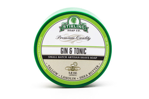 Stirling Soap Co - Gin & Tonic Shave Soap