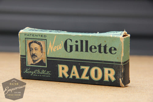Gillette 1930s NEW Long Comb Double Edge Safety Razor w/ Box