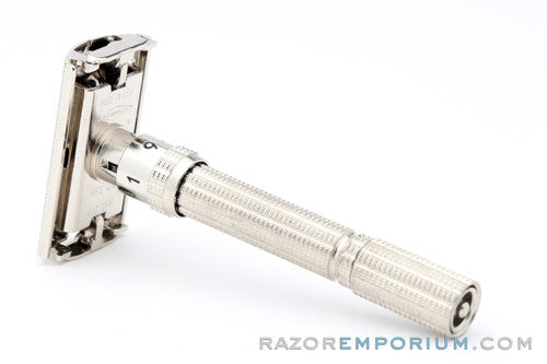 1964 Gillette Slim Adjustable TTO Safety Razor Set J4