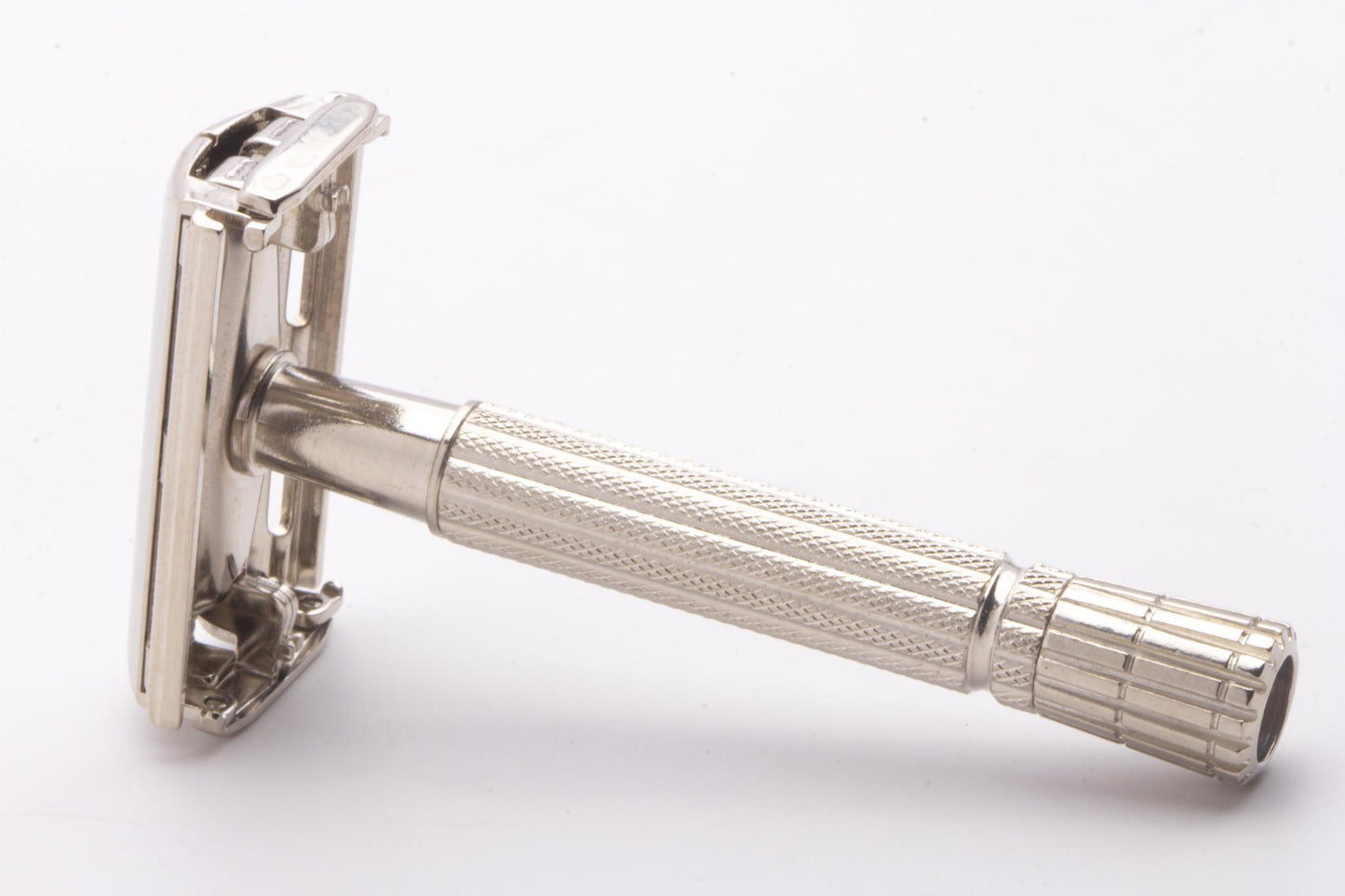 1958 D2 Gillette TV Special Flare Tip Super Speed Safety Razor | Factory Nickel Revamp