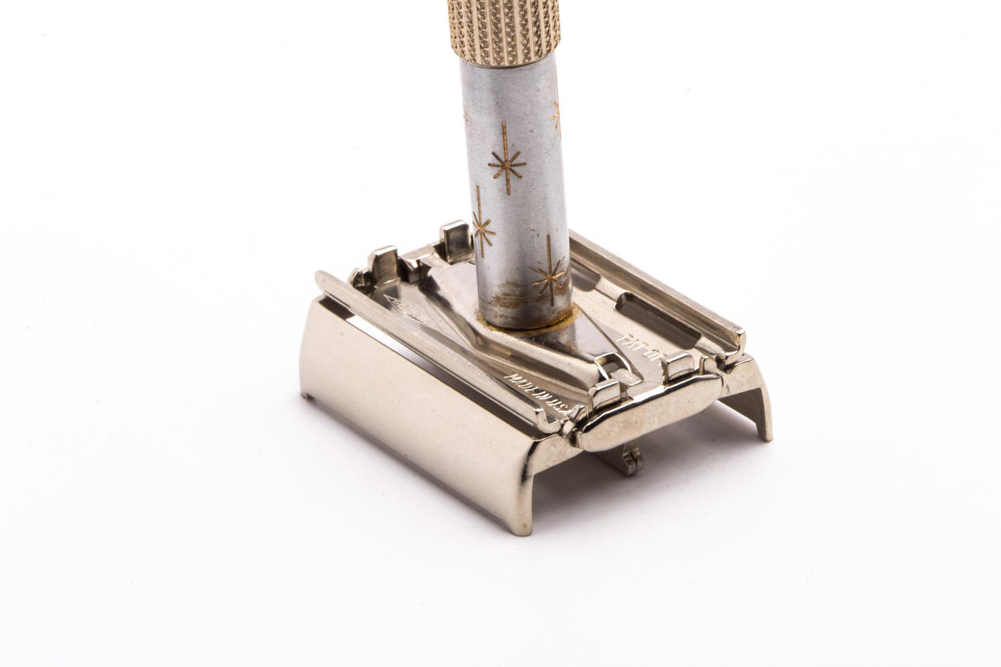 1965 K1 Gillette Champagne Star Lady Gillette Double Edge Safety Razor | Original Condition