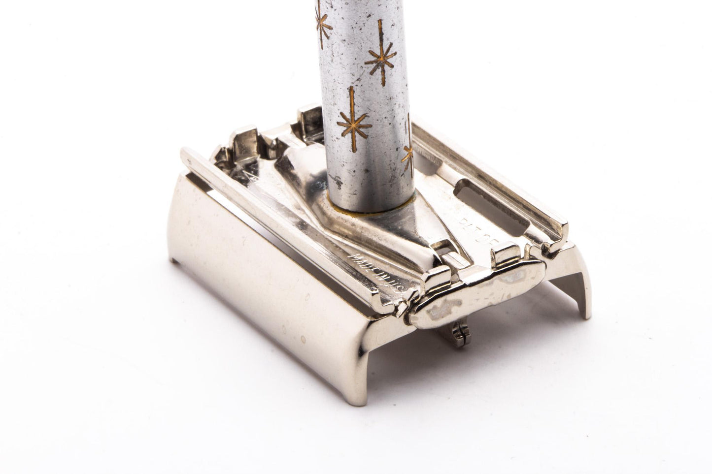 1965 K2 Gillette Champagne Star Lady Double Edge Safety Razor | Original Condition