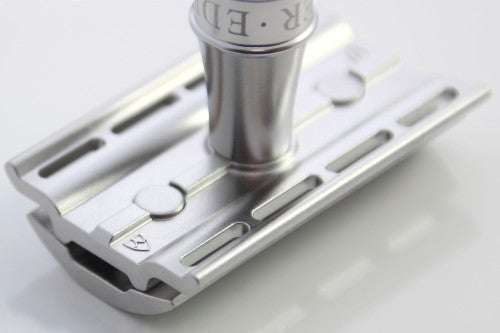 Edwin Jagger 3ONE6 Stainless Steel Safety Razor - Knurled Handle
