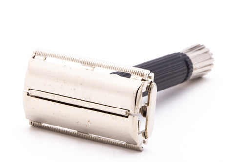 1972 Gillette Black Handle Super Speed Double Edge Safety Razor - S4