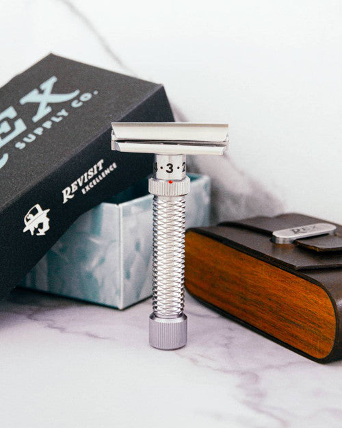 Rex Supply Co. | Konsul Slant Adjustable Stainless Steel Double Edge Safety Razor