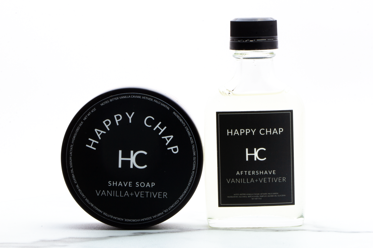 Happy Chap | Vanilla + Vetiver Shave Soap