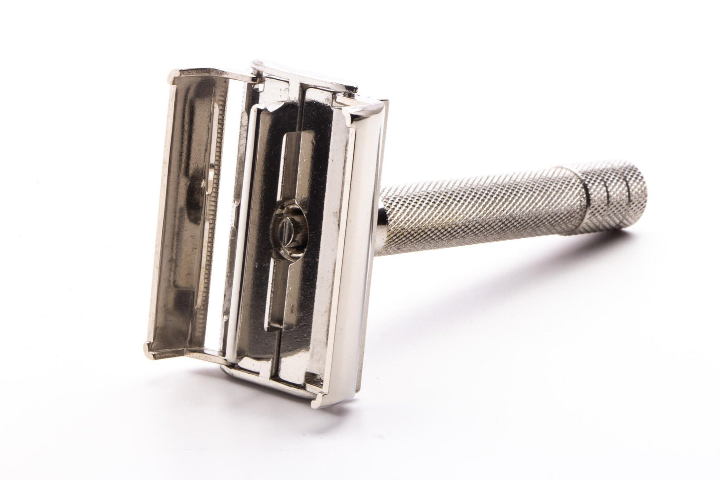 1940's Gillette English Parat Double Edge Safety Razor | Factory Nickel Revamp
