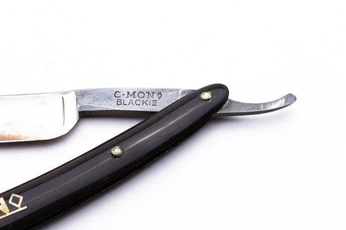 5/8" C-Mon Blackie Straight Razor