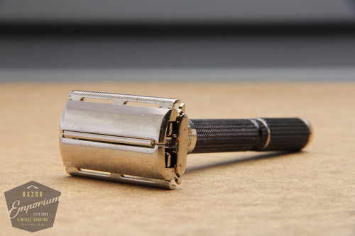 Gillette 1970 Super Adjustable / Super 89 Safety Razor w/ Case P3 - Short Handle